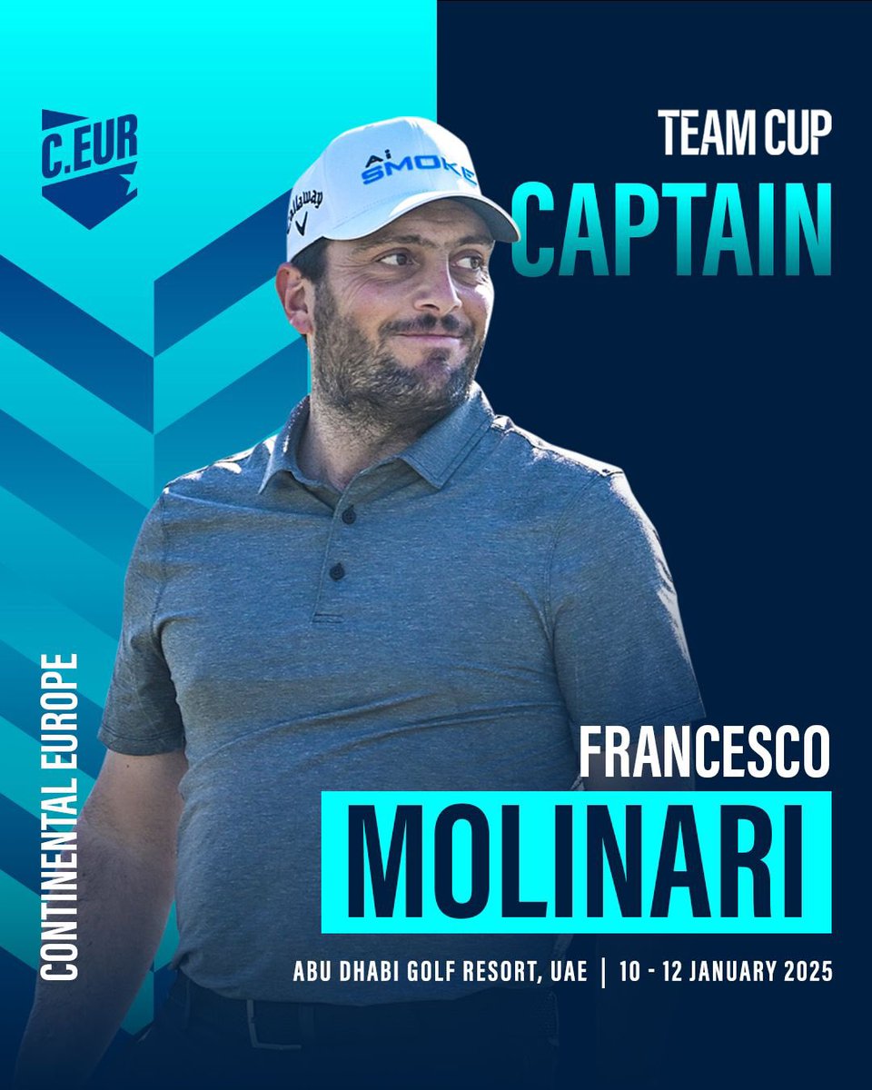 Both honoured and excited to lead Team Continental Europe again in January! 

#TeamCup #ContinentalEurope