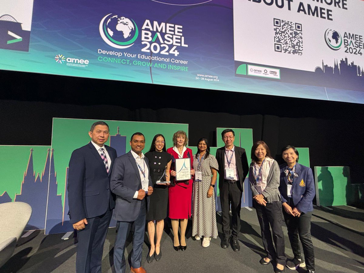 Satid Thammasitboon, MD, MHPE (@drsatid) on Twitter photo We are honored; NoP.asterispace.com is recognized for the Aspire to Excellence Award: International Collaboration in#HPE <a href="/bcmhouston/">BCMHouston</a> <a href="/TexasChildrens/">Texas Children's</a> #AMEE2024 <a href="/AMEE_community/">@AMEE_Community</a> We are honored; NoP.asterispace.com is recognized for the Aspire to Excellence Award: International Collaboration in#HPE <a href="/bcmhouston/">BCMHouston</a> <a href="/TexasChildrens/">Texas Children's</a> #AMEE2024 <a href="/AMEE_community/">@AMEE_Community</a>