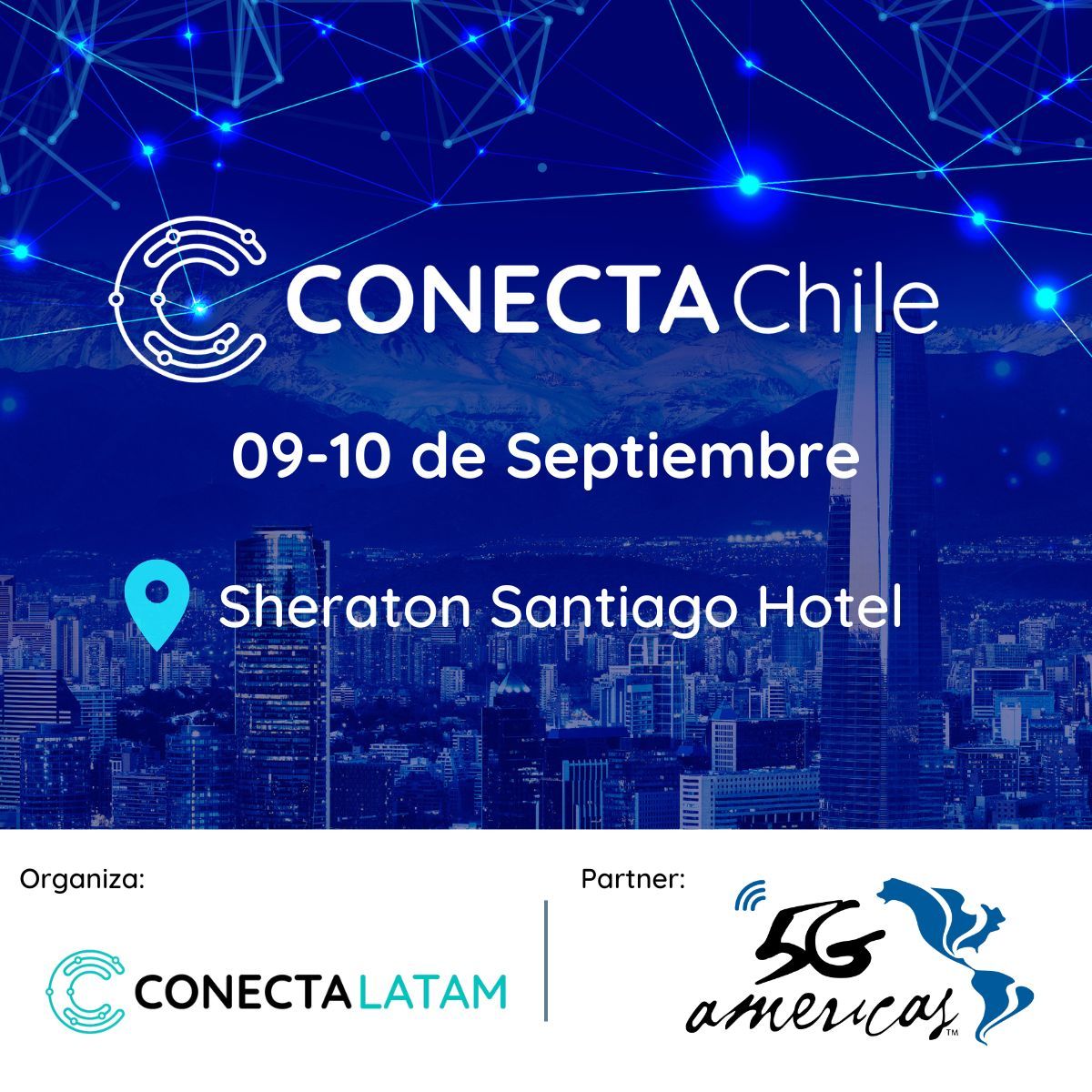 5GA_CALA's tweet photo. ¡En @5GA_CALA estamos orgullosos de apoyar #ConectaChile 2024! de @conecta_latam Evento clave para quienes están al frente de la transformación digital y el avance de las #telecom en #Chile🇨🇱
🗓9 y 10 de septiembre📍Sheraton Santiago Hotel
➡️#MásINFO en:➡️https://t.co/36GdnijLFt https://t.co/PZQYLwU46r