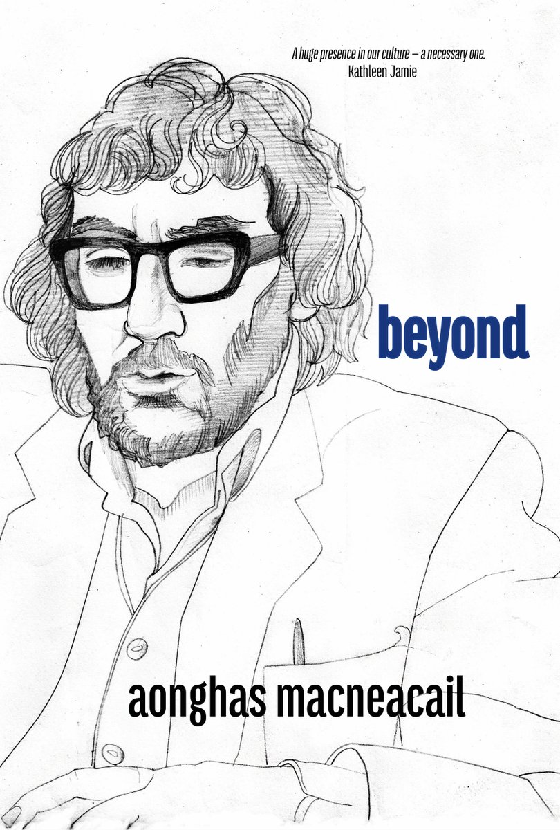 Aonghas MacNeacail's posthumously published book of English poems, BEYOND, at the Nairn Book &amp; Arts Festival, 11am, Saturday 7th September. 
"Aonghas MacNeacail - A huge presence in our culture - a necessary one." Kathleen Jamie.
nairnfestival.co.uk/whats-on/gerda…