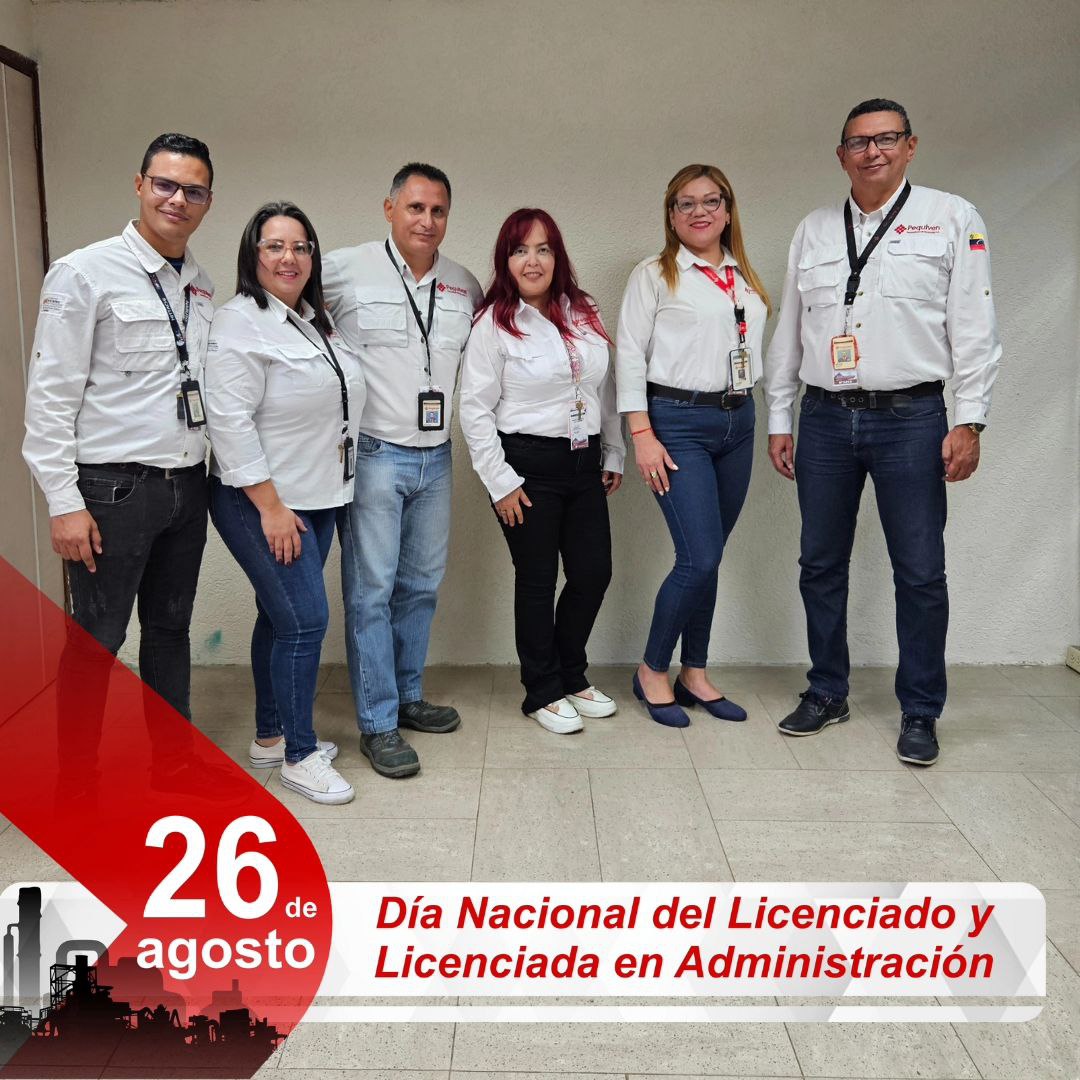 📌 Día Nacional del Licenciado y Licenciada en Administración 
#Efeméride || Desde el occidente del país, con gran orgullo felicitamos a los profesionales que desempeñan están importante carrera dentro de Petroquímica de Venezuela, S.A., y que día a día trabajan con amor.