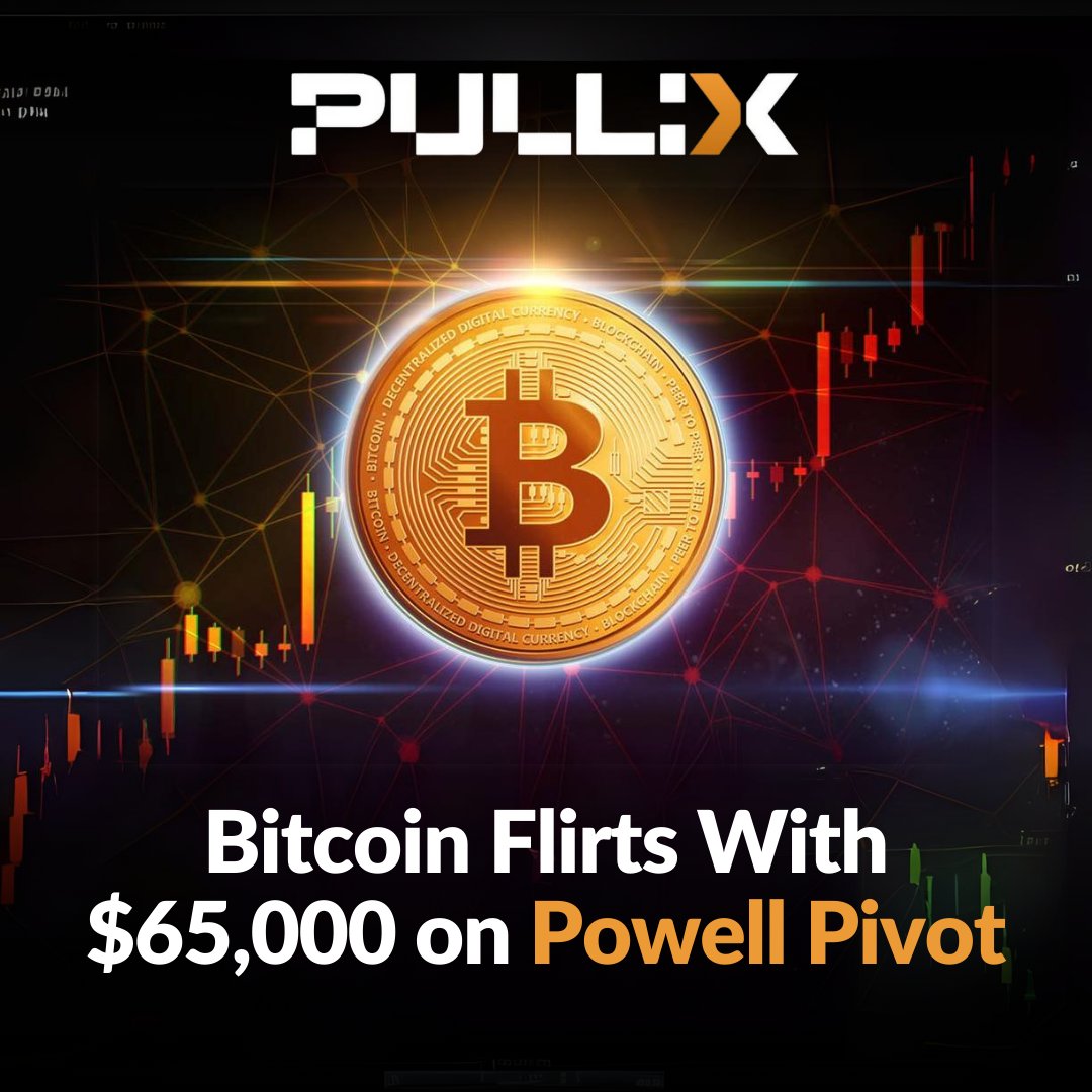 Bitcoin touched $65,000 for the first time in about three weeks, aided by reviving demand for dedicated US exchange-traded funds amid signs that the Federal Reserve is set to loosen monetary policy.

#Bitcoin