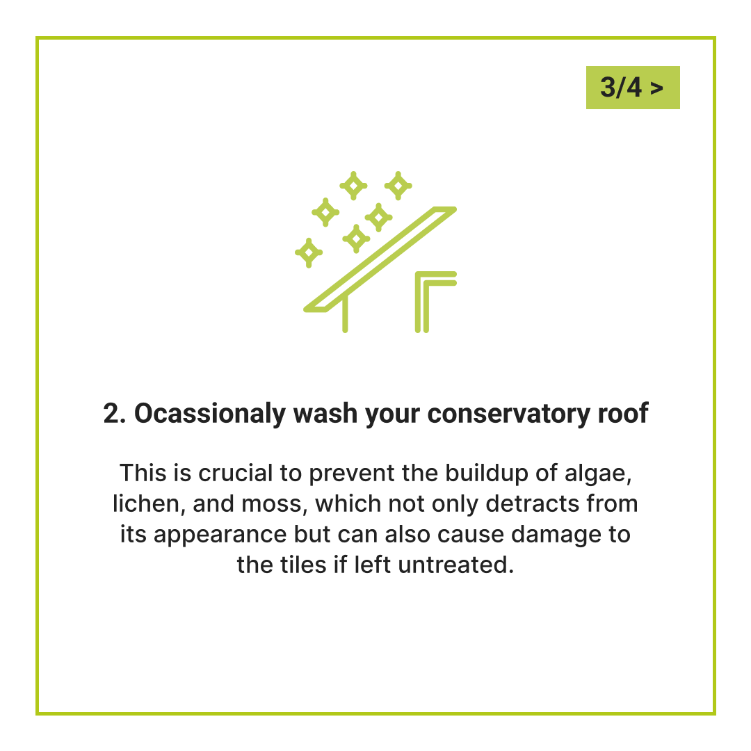 Projects4Roofin's tweet photo. 🏠✨ Keep your conservatory roof in tip-top condition with these top tips!

Swipe left to discover simple yet effective ways to ensure your conservatory remains a beloved part of your home all year round.

#ConservatoryCare #HomeMaintenance #VeluxWindows https://t.co/3USRmGOnGi