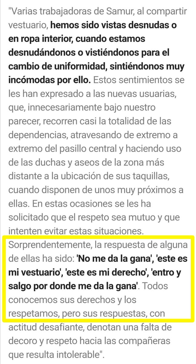 Mariia842020's tweet photo. Hemos llegado al punto en el que las mujeres, para reclamar lo más básico que nos corresponde, tenemos que aclarar que respetamos los "derechos" de estos depredadores

Que hombres utilicen el vestuario femenino no debería ser 1 derecho ni en el Samur ni en ningún sitio

#LeyTrans https://t.co/wwQcyT0FqX