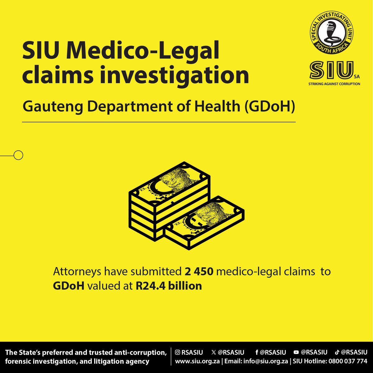 Special Investigating Unit (SIU) tweet media