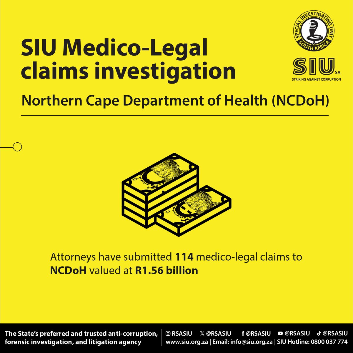 Special Investigating Unit (SIU) tweet media