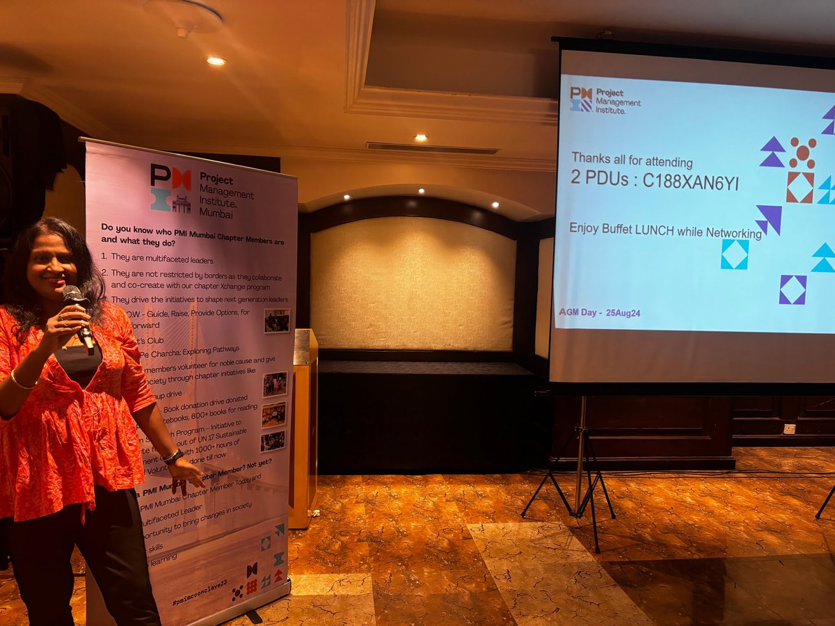 priyaPatra's tweet image. Volunteering isn’t about self-discovery; it’s about immersing yourself in a cause greater than yourself. Had a blast sharing our outreach initiatives at the PMI Mumbai Chapter AGM! #Pmichapterxchange #ProjectManagement #Outreach #Volunteering #TheXchangeEffect #PMInext
