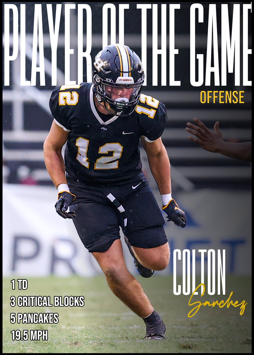 RHHSFootball's tweet photo. These 3 Cats had a DAY vs Glynn Academy 👀

Week 1 Players of the Game:
Offense: @Coltoncsanchez 
Defense: @LeeJohnson_014 
Special Teams: @AidenGrant06 

#GTO | #BTH | #ThisMoment https://t.co/zQR8iG7mol