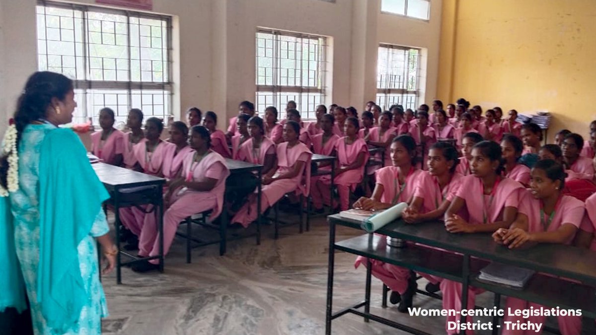 SocialWelfaretn's tweet photo. 100-DAYS AWARENESS PROGRAM
Women-centric legislations week.

Conducted between July 22- July 26 at #Tiruvannamalai #Trichy

#SANKALPNariShakti
#SANKALPMissionShakti https://t.co/eUgv5Jv14X