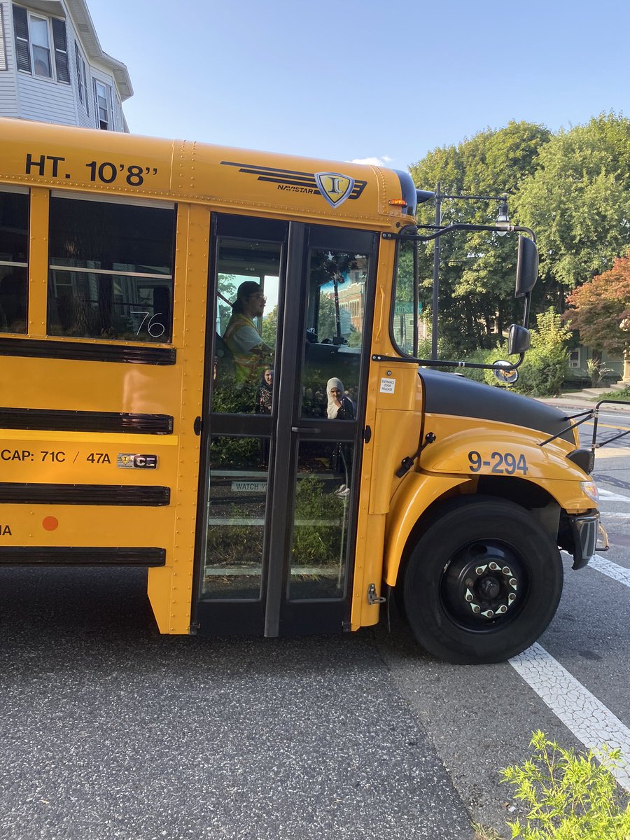 Three cheers for the first day! My Afghan friends gleefully got on the bus. Sure it was a few minutes late, but the driver came with a smile on her face as excited as the kids.  Cheers to another driver who let us know that the kids’ bus was on its way. Happy!