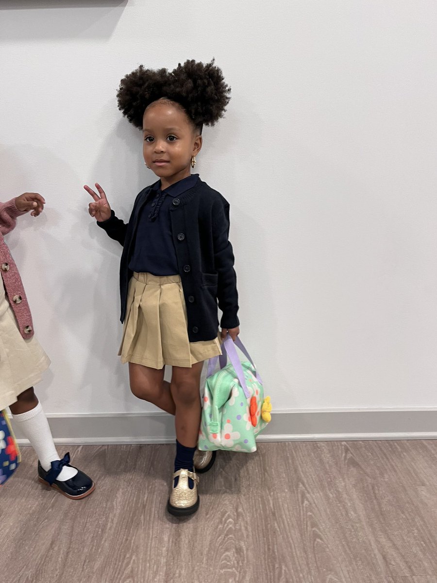 I know my brother smiling extra hard watching over them😍🥺. #Firstday #Prek