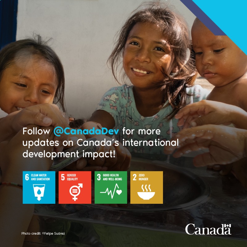 CanadaDev's tweet photo. Together with @acfcanada, Canada is addressing water, sanitation, and hygiene needs in humanitarian crises. #GoForTheGoals #WorldWaterWeek 
 
Learn more ⬇️
