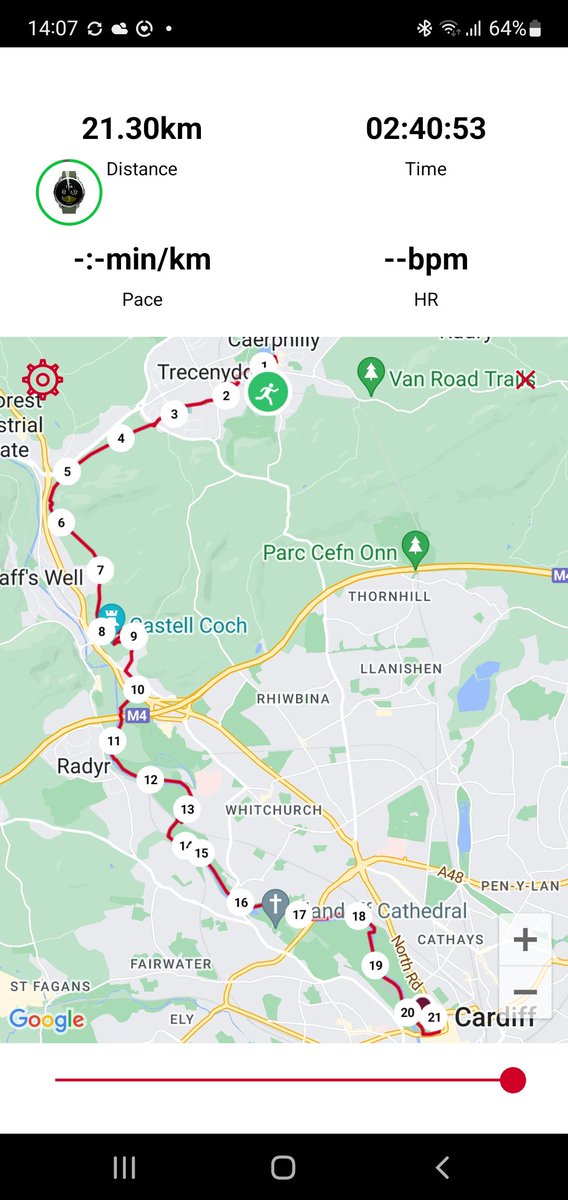 Ironjawa's tweet photo. I ran half marathon distance for ghe first time ever. I think behind calls for a Bru. https://t.co/zYRD8rCcg6