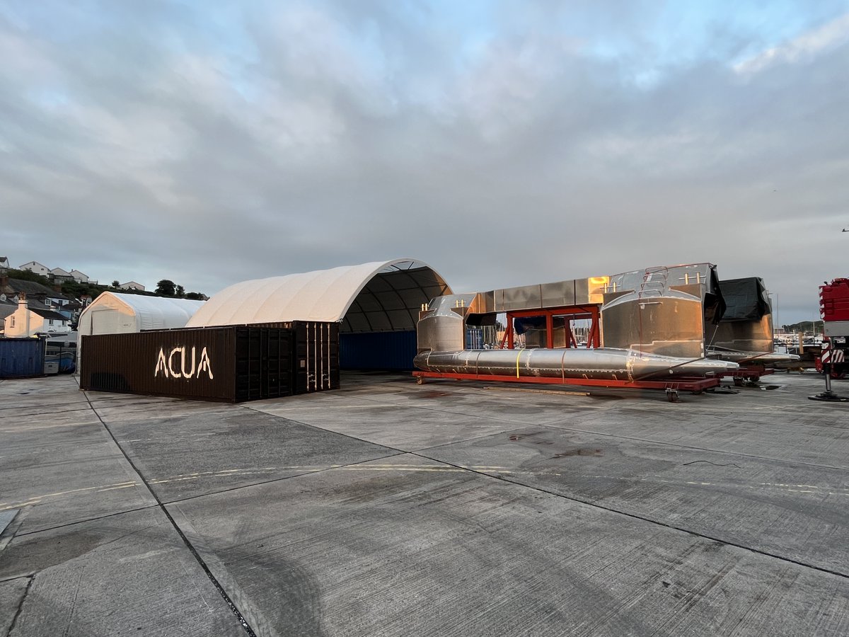 We've unveiled our new Turnchapel Wharf HQ and announced the arrival of USV Pioneer ahead of trials and demonstrations in Q4.

#oceantech #cleantech #defencetech