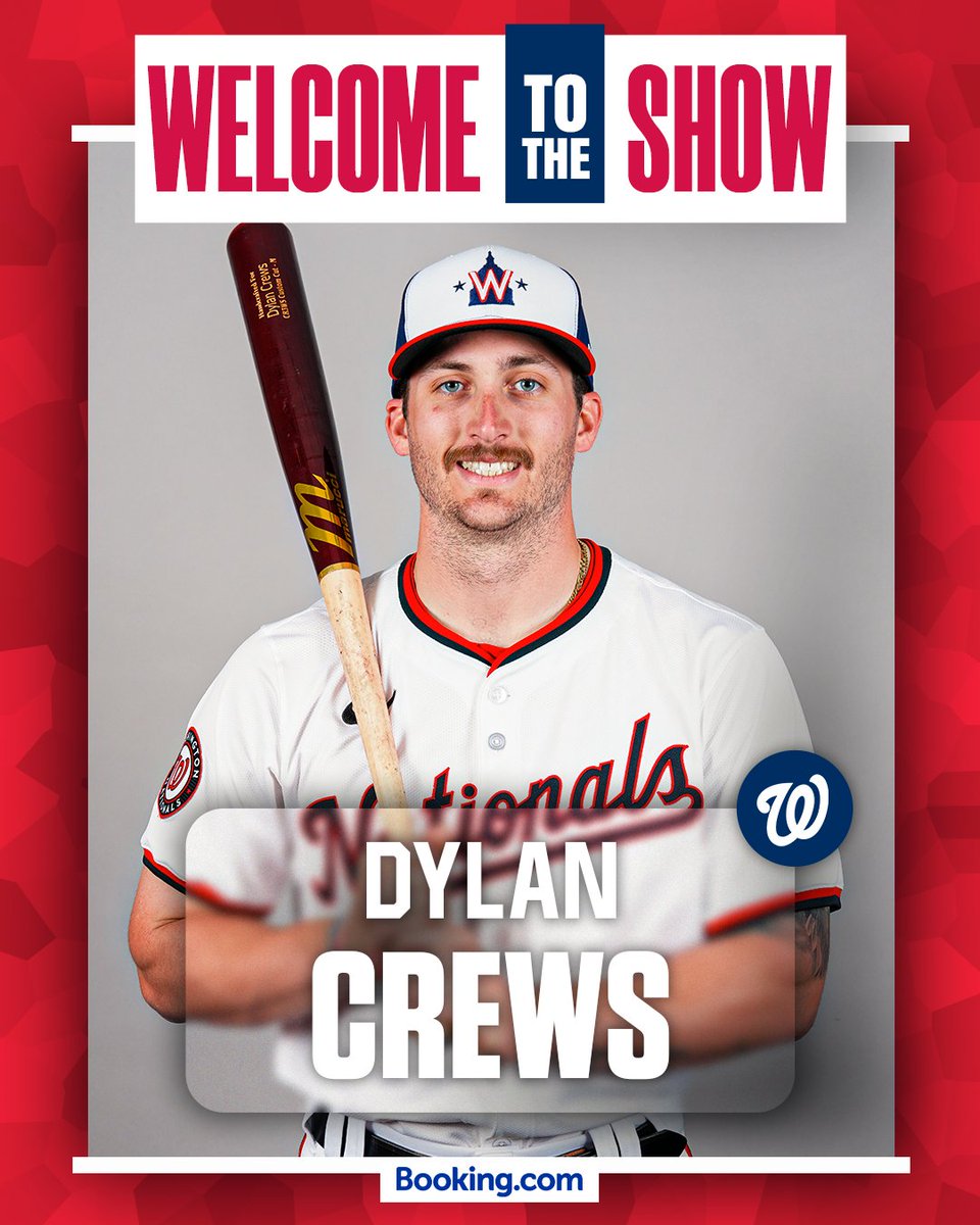 DC ➡️ DC

The <a href="/Nationals/">Washington Nationals</a> are officially calling up MLB's No. 3 prospect Dylan Crews for his MLB debut!
