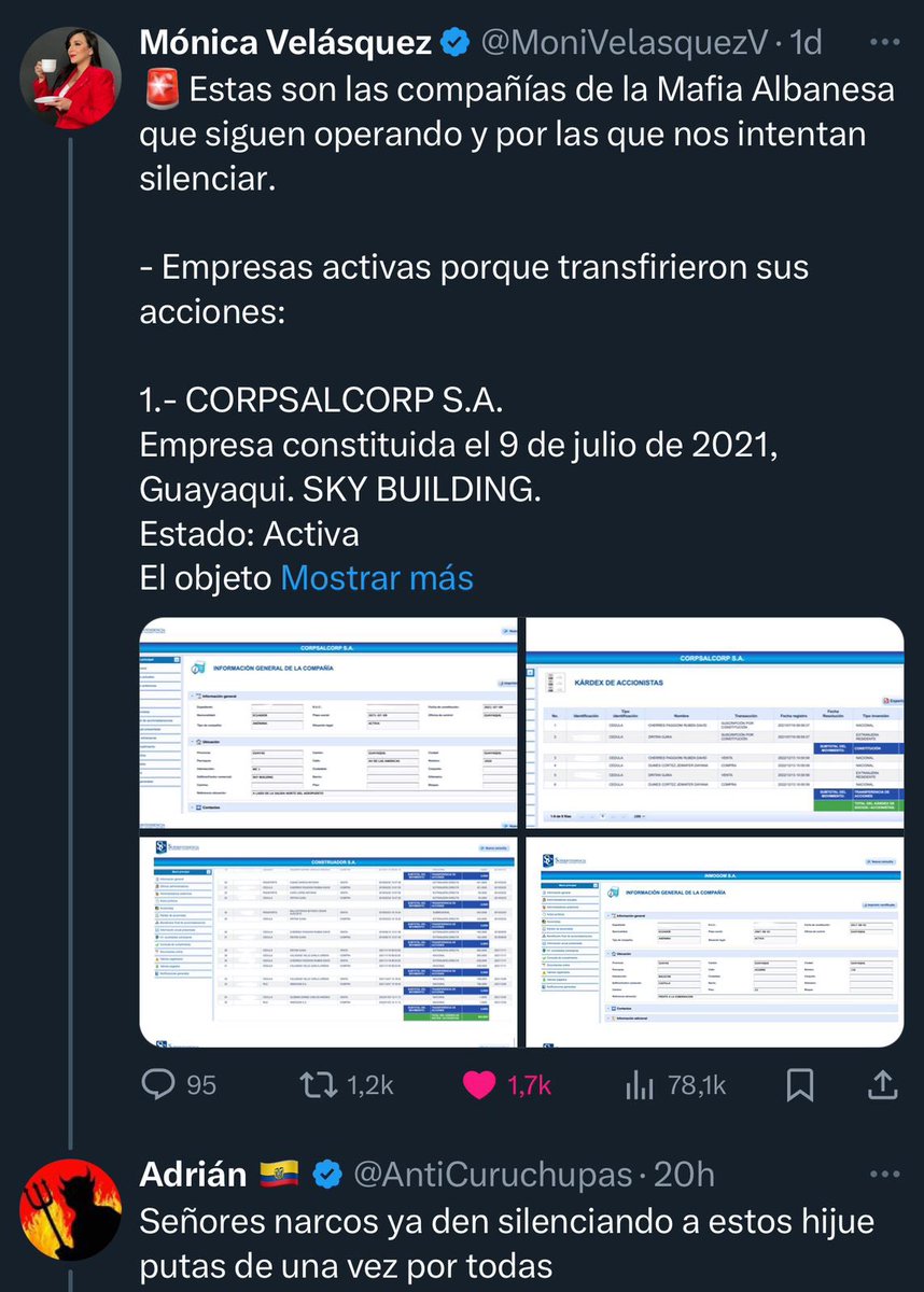 🚨Incrementan los ataques y amenazas de muerte. 
Piden fotografiar y golpear a mi familia cuando nos vean. 
Intimidan a mis hijas de 6 y 8 años grabándolas con dron en sus habitaciones.

Ya vivimos lo mismo en enero de 2023 cuando denunciamos la corrupción política  y