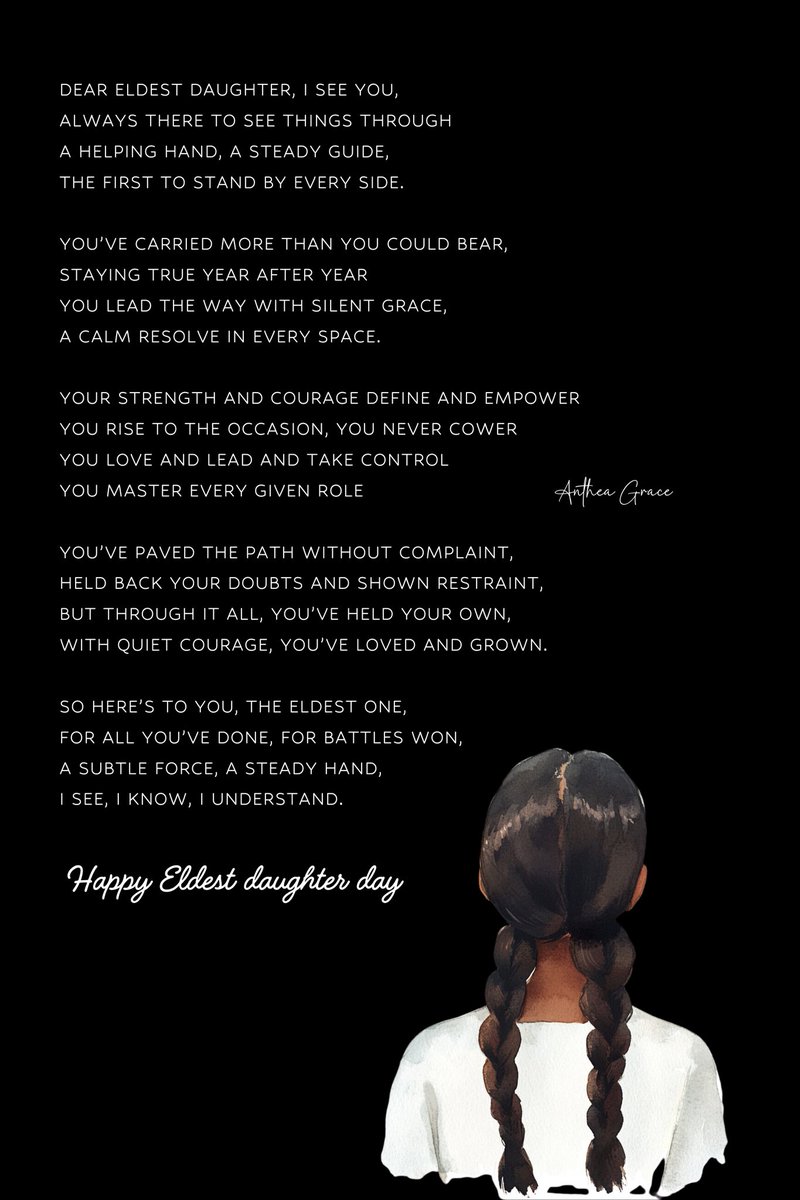 anthea_grace's tweet photo. I tried my first poem share guys. This poem is dedicated to all the beautiful eldest daughters. Cheers to you 🥂 and here are your flowers 💐 https://t.co/pIyfZMhKIr