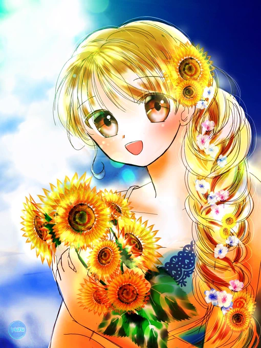 #8月になったのでフォロワーさんに自己紹介しようぜ女の子とか、色々描いてます〜。よろしくおねがいします(つ'ヮ'c) 
