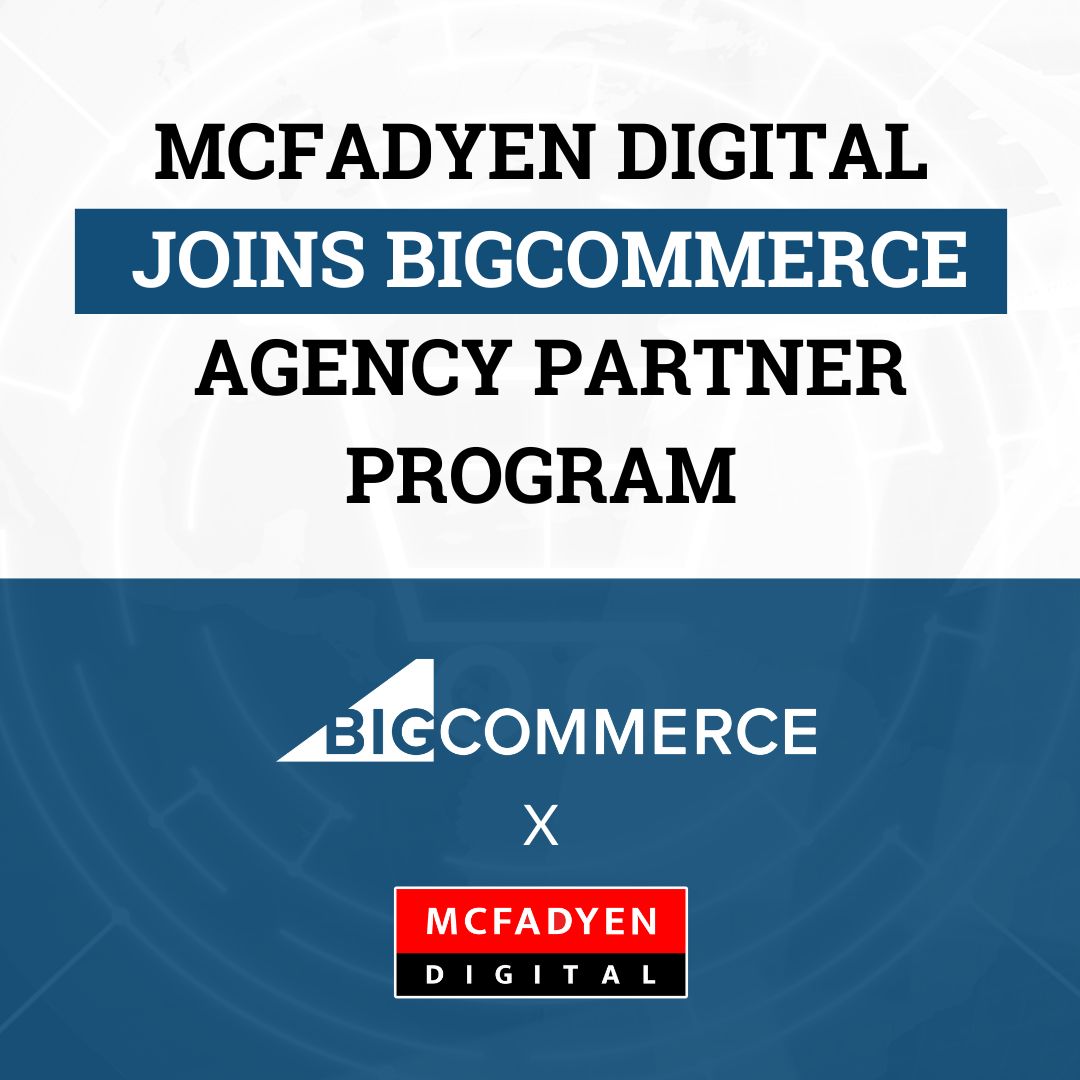 mcfadyendigital's tweet photo. McFadyen Digital is now a proud partner of @BigCommerce! We're thrilled to bring innovative ecommerce solutions to the BC universe, backed by our #BigDev Certified team. Let’s take #B2B & #DTC #digitalcommerce to the next level!
Learn more: https://t.co/lBgdFkxQCx https://t.co/aoFZUb1KAT