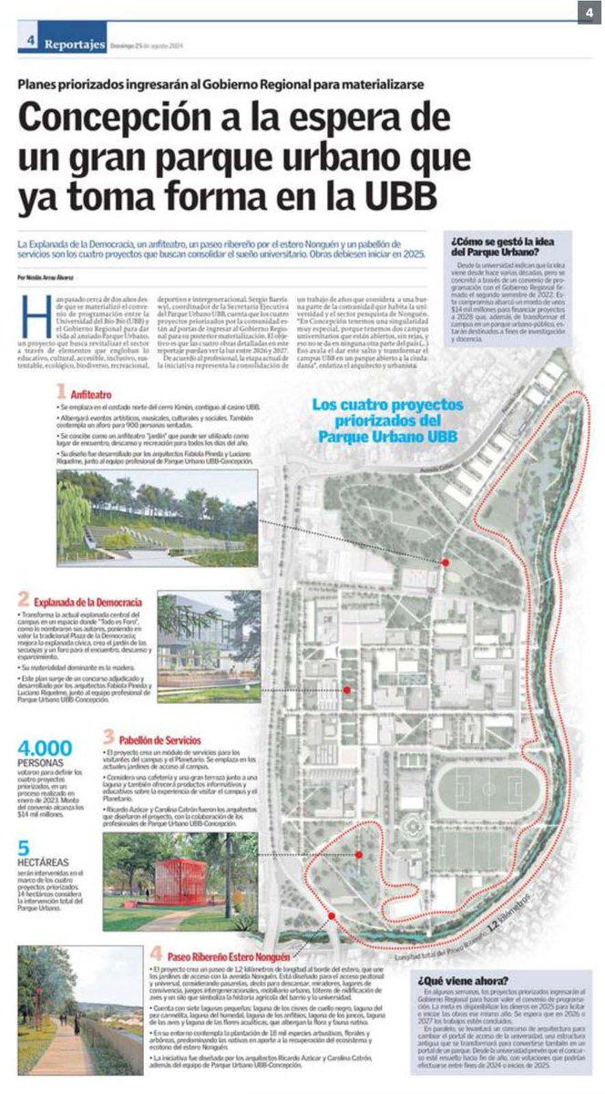 #UBBenPrensa Concepción a la espera de un gran parque urbano que ya toma forma en la UBB elsur.cl/impresa/2024/0… vía <a href="/elsurcl/">Diario El Sur</a>