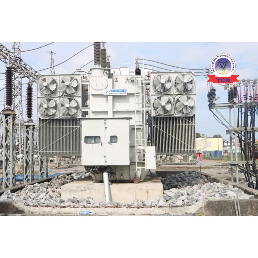 DOYOUKNOW_Naija's tweet photo. A NEW 100MVA SIEMENS MEGA TRANSFORMER FOR THE ALAGBON TRANSMISSION STATION IN LAGOS!

#PositiveFactsNG

In furtherance of Nigeria's electricity revolution, do you know that a new 100MVA Mega Transformer has just been energized at the Alagbon Transmission Station in Lagos State? https://t.co/K7lJFUXWbi