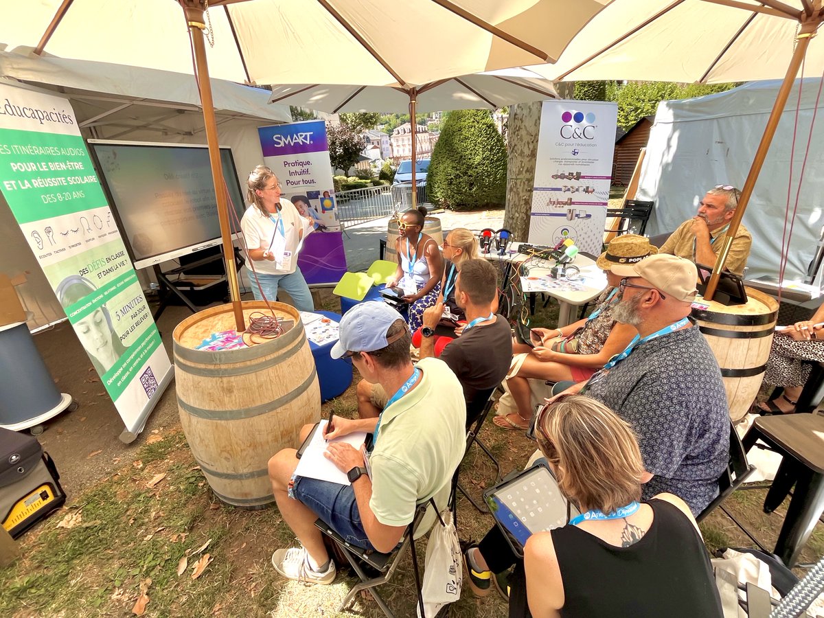 C'est parti pour l'équipe C&amp;C Education à <a href="/ludoviaORG/">@ludoviaorg.bsky.social</a>  😍 Rendez-vous jusqu'au 28 août sur le Stand ST26 pour participer à nos ateliers interactifs avec nos partenaires <a href="/SMART_Tech/">SMART Technologies</a> <a href="/NaoticFR/">Naotic</a> 🤝