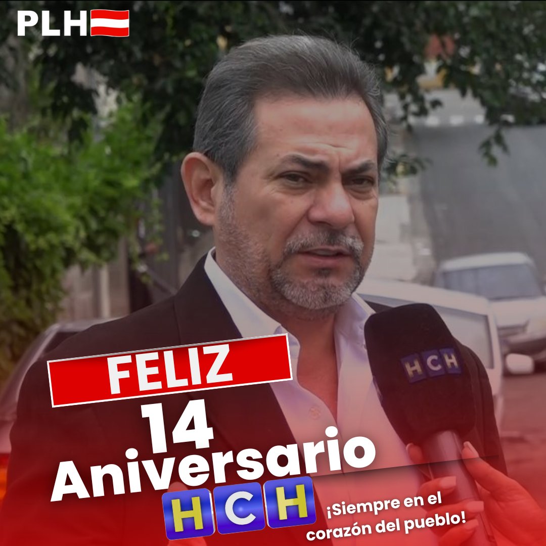 Felicito a <a href="/emaldonadotv/">Eduardo Maldonado</a> y a todo su staff por 14 años de trayectoria noticiosa a través de tan prestigioso canal <a href="/HCHTelevDigital/">HCH Televisión Digital</a>. La libertad de prensa es un principio que fundamenta las bases del liberalismo, ¡Feliz aniversario!