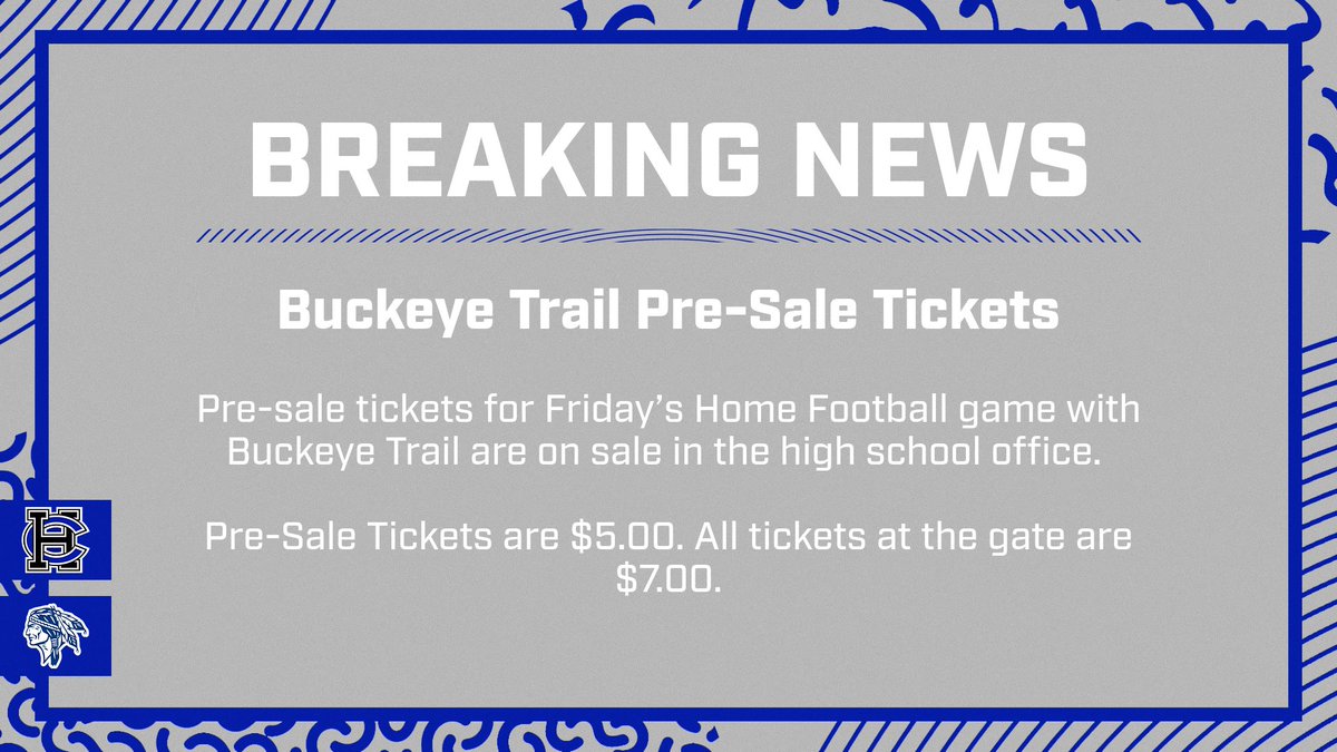 Football Pre-sale Ticket Information!