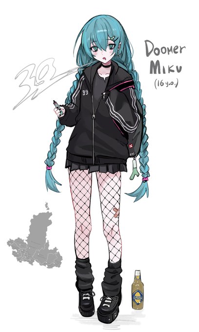 Siberian doomer Miku 