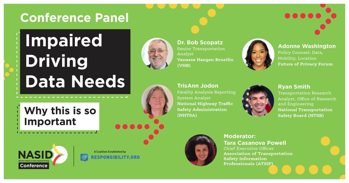 Data plays an important role in monitoring, early intervention and recidivism prevention purposes.

Join us at #NASIDconf24 to learn more about how data needs to be accessible to #EndImpairedDriving. 

Register: nasid.org/nasid-conferen…