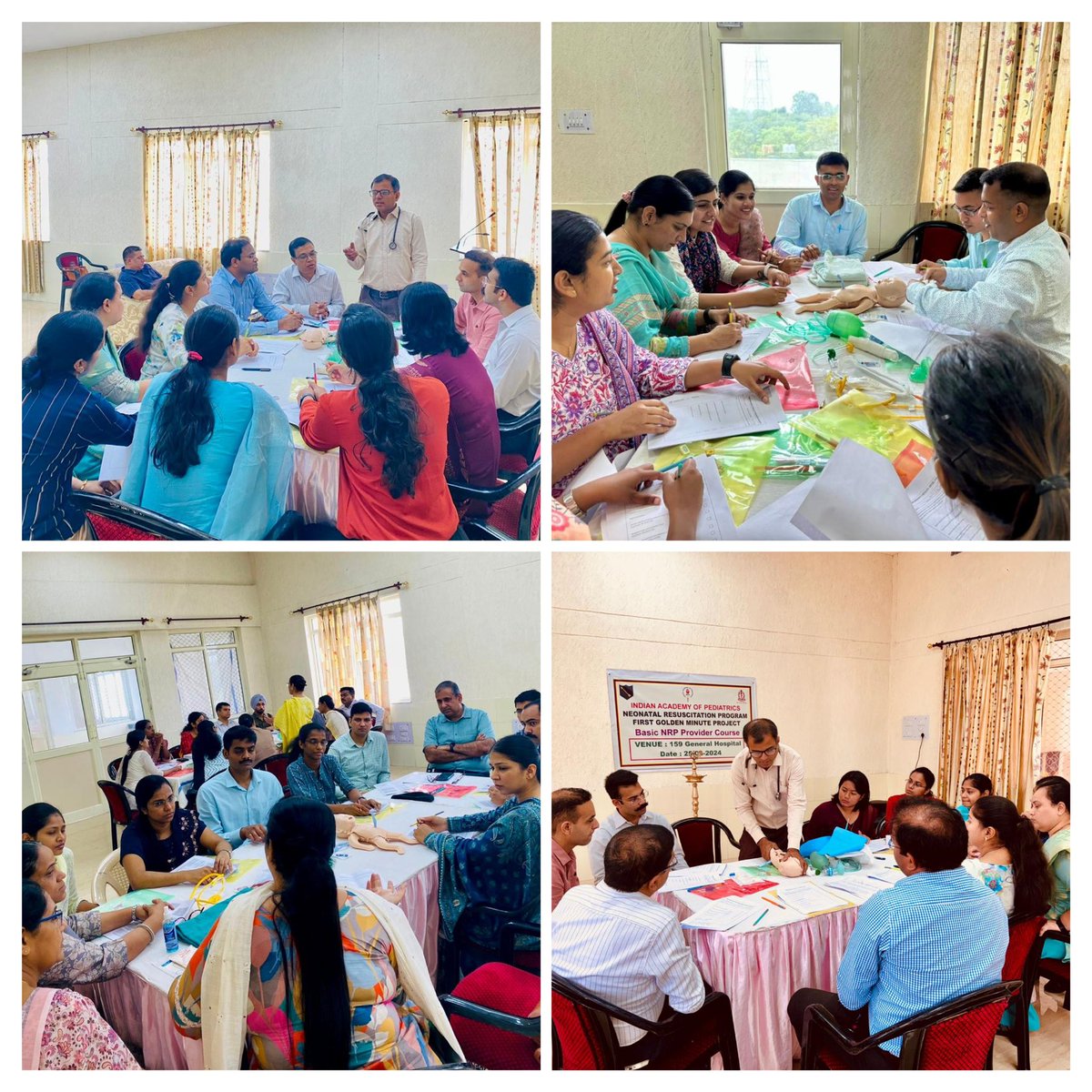 VajraCorps_IA's tweet image. #NationBuilding
#WeCare

159 GH organised a workshop on 25 August 24 with an aim to improve Neo-natal outcome and reduce Neo-natal Mortality Rate (NMR). 45 healthcare professionals from 159 GH and nearby military hospitals were trained.
The workshop was conducted in collaboration…