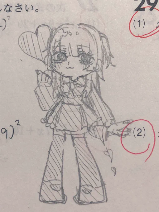 なんか可愛いの描いてた 