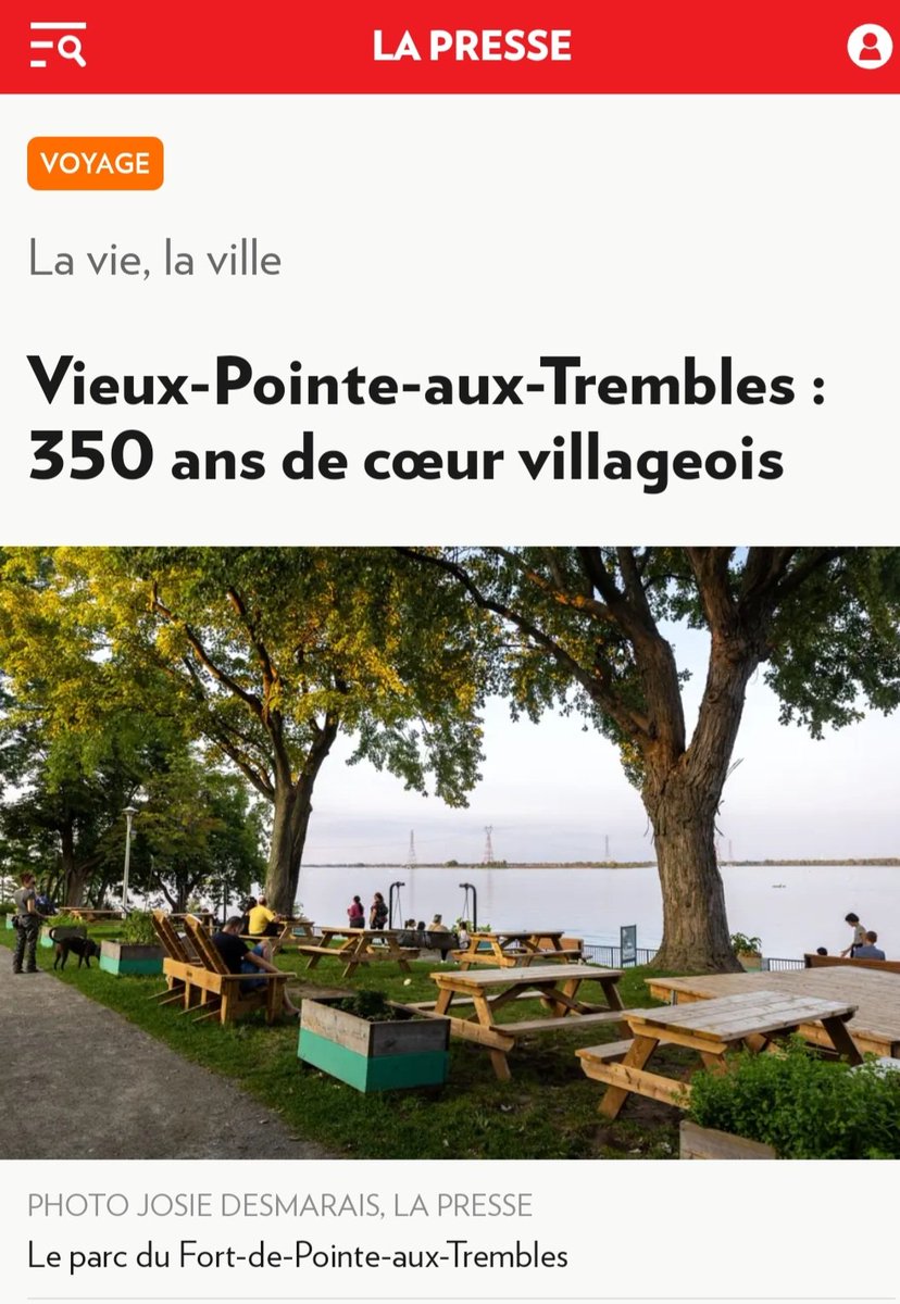 Les festivités du 350e de notre coin de pays continuent!

Toutes les raisons sont bonnes pour venir nous visiter à #PointeauxTrembles.

Des élus, leaders communautaires et citoyens sont impliqués dans la méga transformation en cours.

Venez faire un tour !
lapresse.ca/voyage/2024-08…