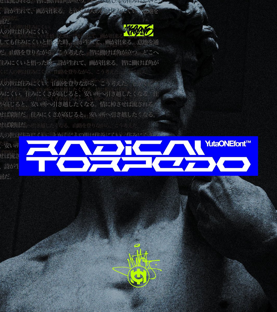 yuta_ptv's tweet photo. #FreeFont [RadicalTorpedo], which can be used for commercial purposes, is now being distributed! Follow and repost are required.

Free for one month only! After that, the price will be changed to the regular price. If you want to use it, please do so ASAP! https://t.co/tQoGksGjZC
