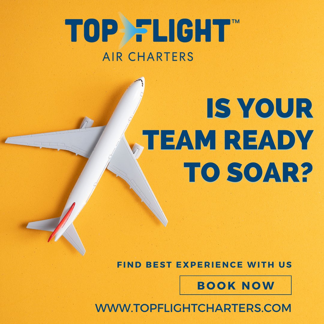 TF_Charters's tweet image. 🛫 Are you ready to soar with Top Flight Charters? 🌟

Whether it's game day or a corporate getaway, experience the pinnacle of comfort and efficiency in the skies. Trust us to get you where you need to be, with the elite service you deserve.