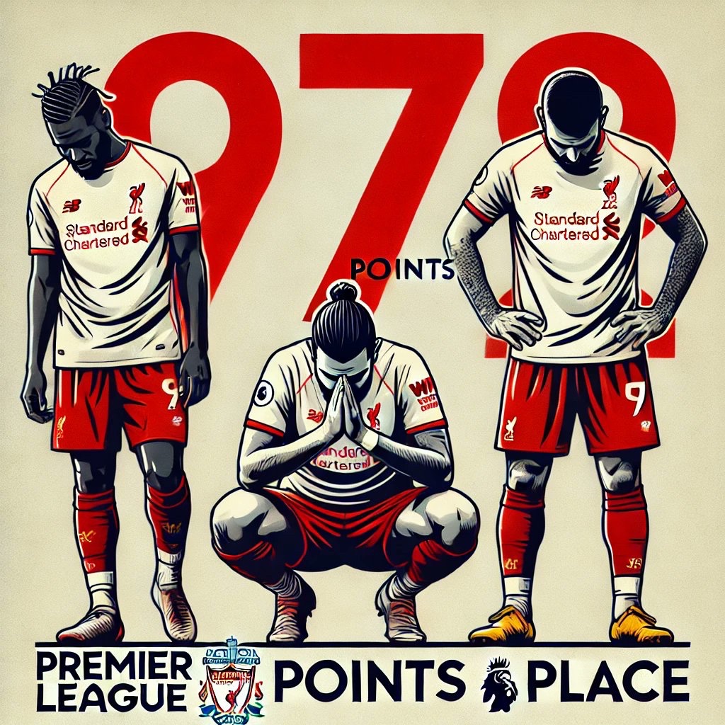 StatsFootStudio's tweet photo. 🏴󠁧󠁢󠁥󠁮󠁧󠁿Liverpool détient le record de points sans être champion, 97 !

🥈En 2019, malgré une seule défaite, les Reds terminent à 1 point derrière City. 

#Liverpool #PL #LIVMCI https://t.co/6bp4q3Qw22