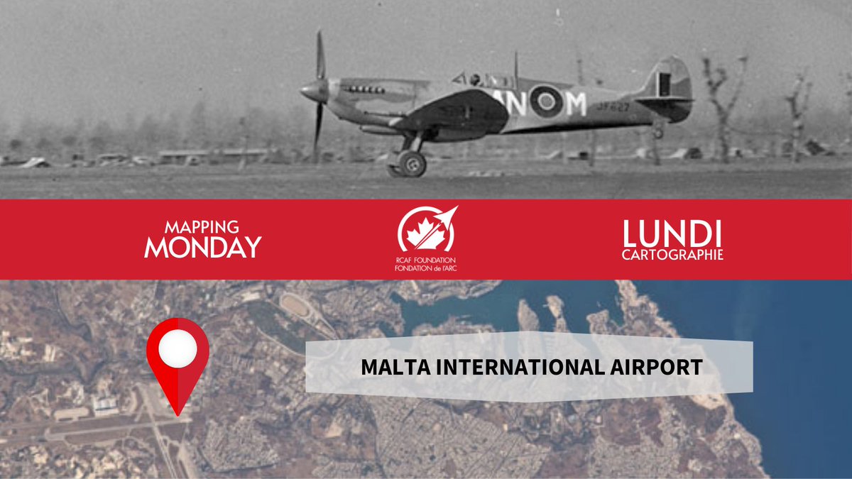 rcaf_foundation's tweet photo. This #MappingMonday we are visiting the Malta International Airport. It is the former site of @RoyalAirForce Luqa, a station where No 417 Squadron @RCAF_ARC was based during #WorldWar2.
#history #aviation #avhistory https://t.co/WGDM7cp2Jy