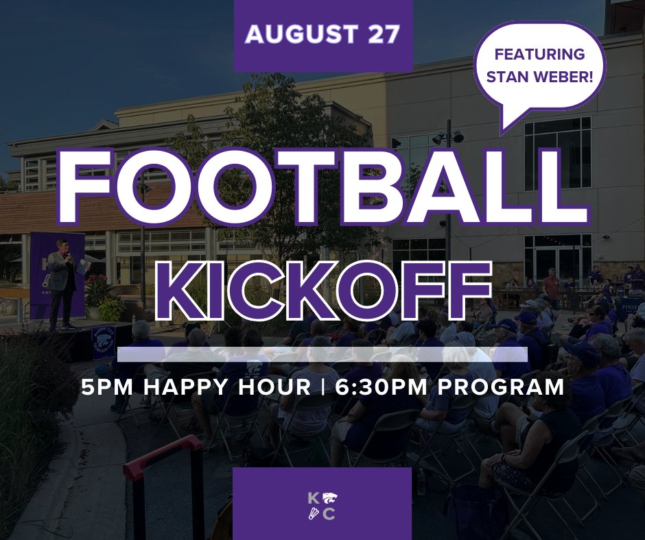 It's officially OPENER WEEK. You know what that means...😼

Join us + Stan Weber at <a href="/prairiefireOP/">Prairiefire</a> for our annual kickoff event. Come for happy hour starting at 5PM and stay a season preview from the legendary color analyst (6:30). Free to attend and open to all-ages 🏈 #EMAW
