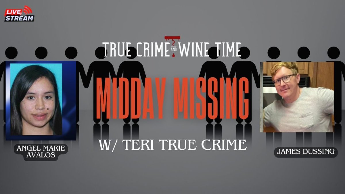 TCWTMedia's tweet photo. π¨ Going Live Soon! π¨
Join Teri True Crime today at noon for Midday Missing as we explore the disappearances of Angel Avalos and James Dussing. β°
πΊ Watch live
π Be sure to subscribe so you don't miss the show!
#MiddayMissing #TrueCrime #AngelAvalos #JamesDussing https://t.co/6bQ7TcFXAQ