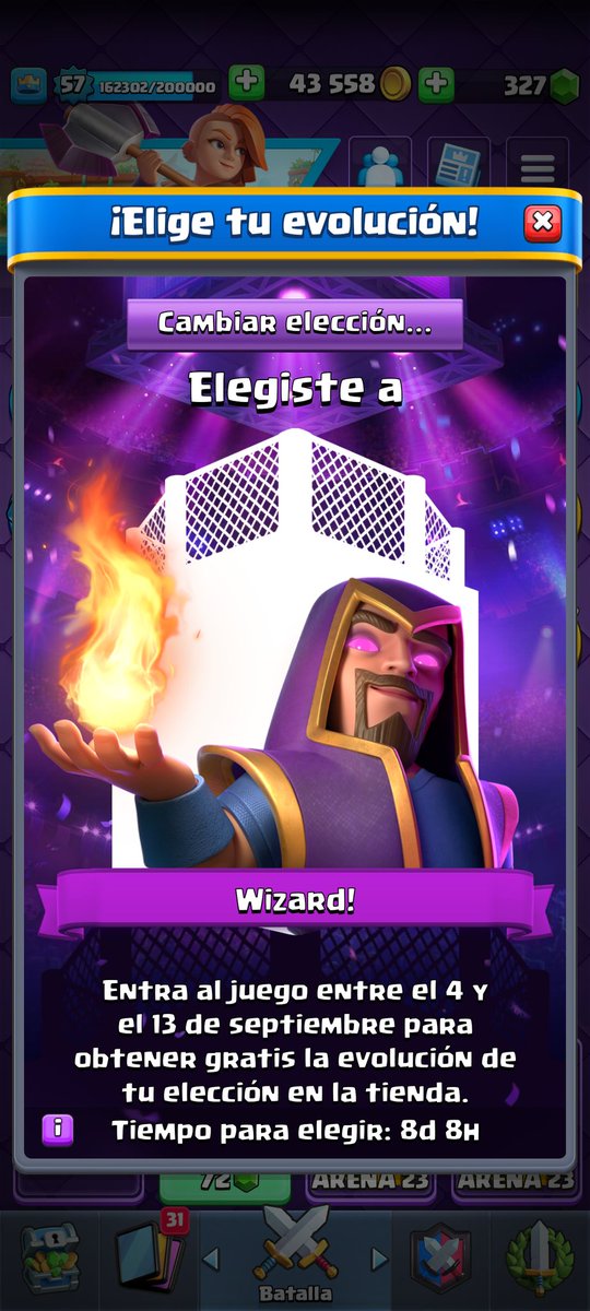 adolwilson's tweet photo. @Dracn4 @ClashRoyale Si está disponible. https://t.co/5d46n0MAA7