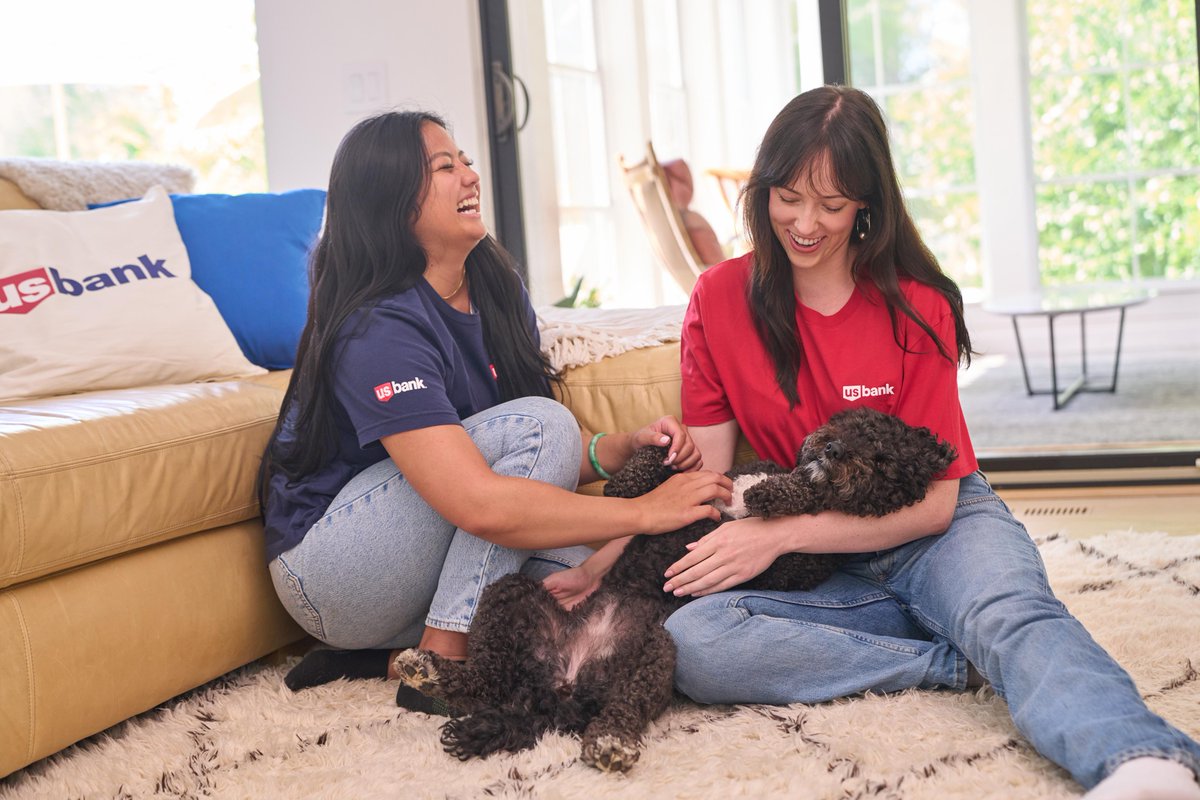 usbank's tweet photo. A dog’s love is like the perfect investment—low risk, high reward. 🐶 Celebrate #NationalDogDay by giving some love to the pups who make our lives better https://t.co/6L7gXFVOCE
