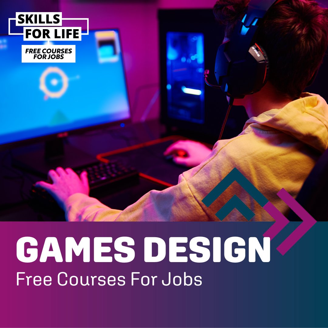 Level up your career in games art and design with our FREE* Level 3 Games Design course! 🎮 

Learn the skills to create epic games from concept to completion. We'll guide you through developing your creativity, technical abilities, and industry knowledge.