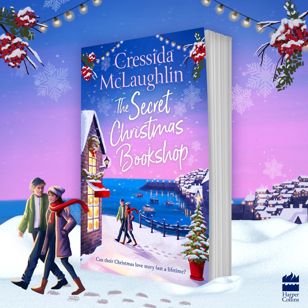 I am so thrilled to reveal the cover for my new book, The Secret Christmas Bookshop. 
It’s set in Norfolk and is brimming with Christmas sparkle, books, windswept beaches, friendship, cute animals and, of course, romance. 💕
It’s out on the 24th October: amzn.to/3XiZAbW