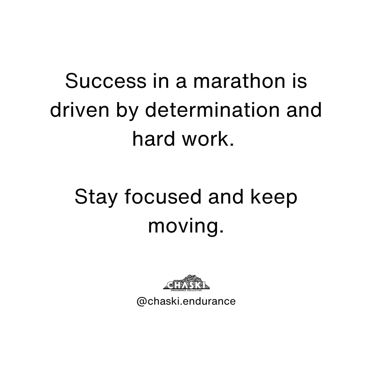 Let determination drive you to marathon success. Keep pushing forward. #DrivenToSucceed #MondayMotivation