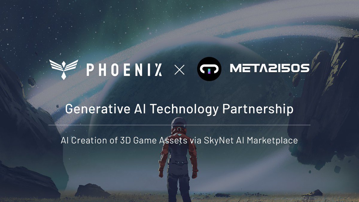 A few days ago we gave you a first glimpse of our open platform 𝗦𝗸𝘆𝗡𝗲𝘁 𝗔𝗜 𝗠𝗮𝗿𝗸𝗲𝘁𝗽𝗹𝗮𝗰𝗲, and the first AI marketplace partner, Tripo, a leading AI-to-3D platform to be integrated into and deployed on SkyNet, enabling Phoenix to provide scalable AI-to-3D solutions