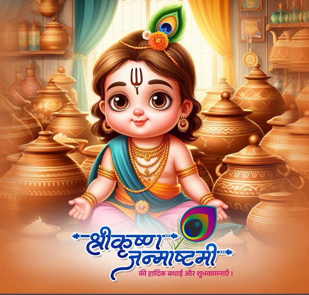 team_niranjan's tweet photo. "नन्द घर आनन्द भयो, जय कन्हैयालाल की"

भुवन मोहन कन्हैया भगवान श्रीकृष्ण के जन्मोत्सव श्री कृष्ण जन्माष्टमी के पावन अवसर पर आप सभी को हार्दिक शुभकामनाएं।

बधाई हो। https://t.co/5r37DjgpKU