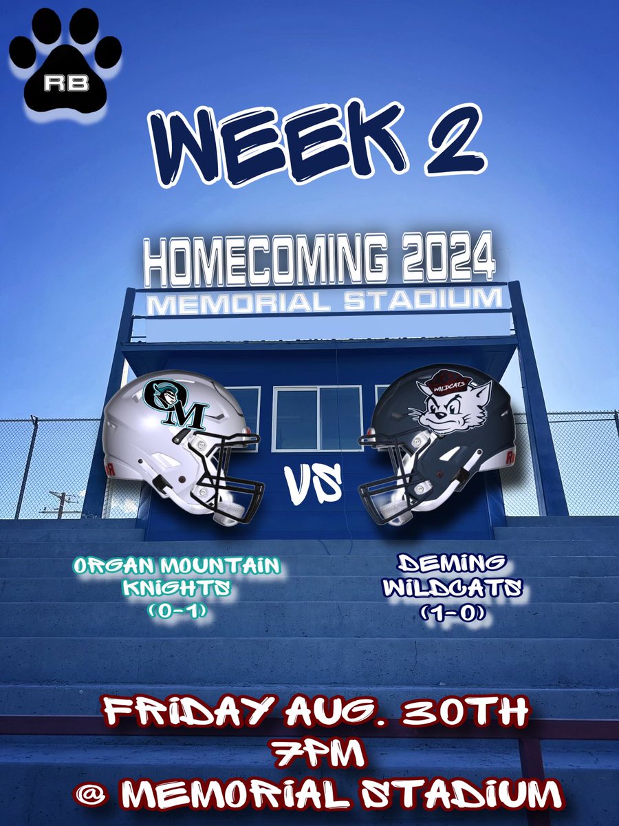 Onto week 2! Come fill up War Memorial for Homecoming! #GATA