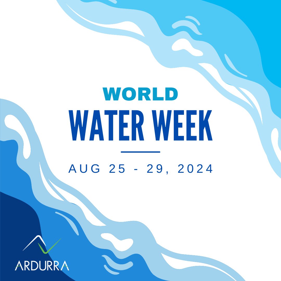 World Water Week highlights the critical issues of water scarcity and sustainability. 

At #Ardurra, we’re dedicated to partnering with communities to safeguard and manage this essential resource. 

#TeamArdurra #WorldWaterWeek
