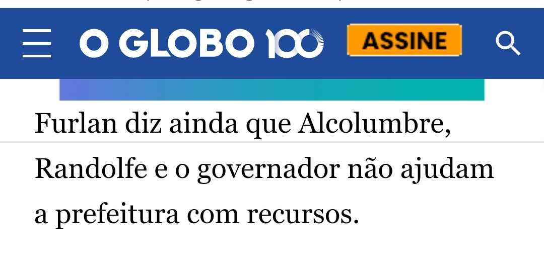 Que fala ingrata e injusta essa do Prefeito, hein.
Cc. <a href="/davialcolumbre/">Davi Alcolumbre</a> <a href="/randolfeap/">Randolfe Rodrigues</a> <a href="/OGloboPolitica/">O Globo Política</a>