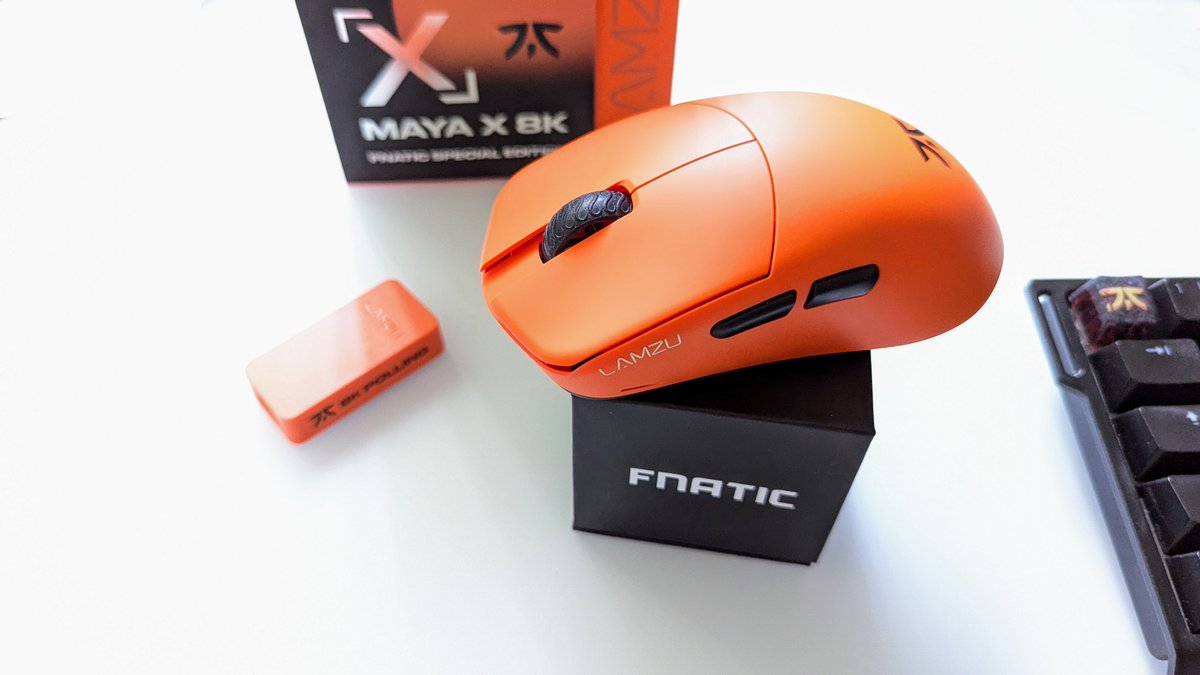 my review of the Fnatic x LAMZU Maya X 8K

reddit.com/r/MouseReview/…